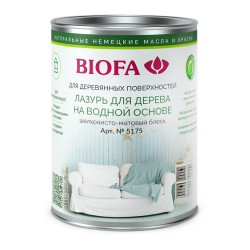 Лазурь для дерева Biofa 5175 цвет 5101 Крем-Брюле 0,125 л