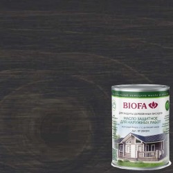 Масло для фасадов Biofa 2043М цвет 4327 Лунная ночь 0,125 л