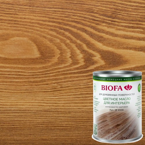 Масло для дерева Biofa 8500 цвет 8532 Орех 0,125 л
