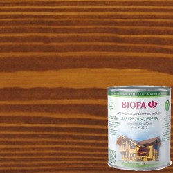 Лазурь для дерева Biofa 1075 цвет 1006 Темный орех 0,125 л