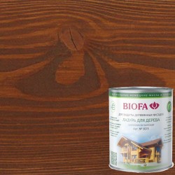 Лазурь для дерева Biofa 1075 цвет 1007 Черный кофе 0,125 л