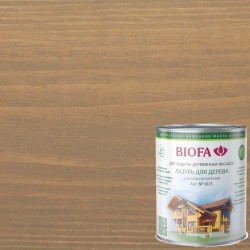 Лазурь для дерева Biofa 1075 цвет 1017 Дуб светлый 0,125 л
