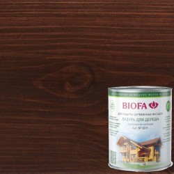 Лазурь для дерева Biofa 1075 цвет 1012 Амарант 0,125 л