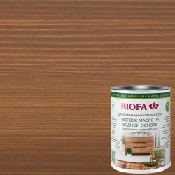 Масло с твердым воском для дерева Biofa 5045 цвет 5004 Бретань шелковисто-матовое 0,125 л