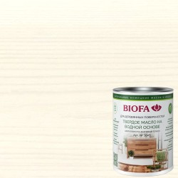 Масло с твердым воском для дерева Biofa 5045 цвет 5006 Ницца шелковисто-матовое 0,125 л