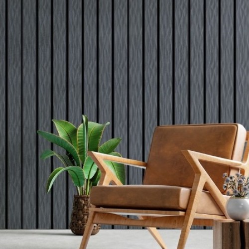 Стеновая панель из полистирола Hiwood LV127W GR15K 2700×120×12