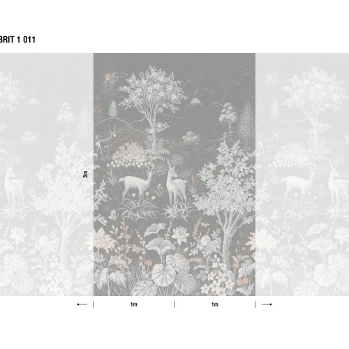 Панно Loymina British Style Forest BRIT 1 011 3×2