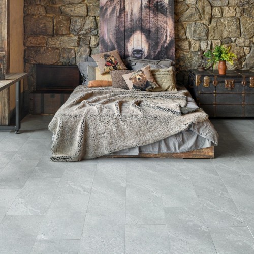 Виниловый пол Alpine Floor замковый Stone Mineral Core Блайд ECO 4-14 609,6×304,8×4 фото в интерьере