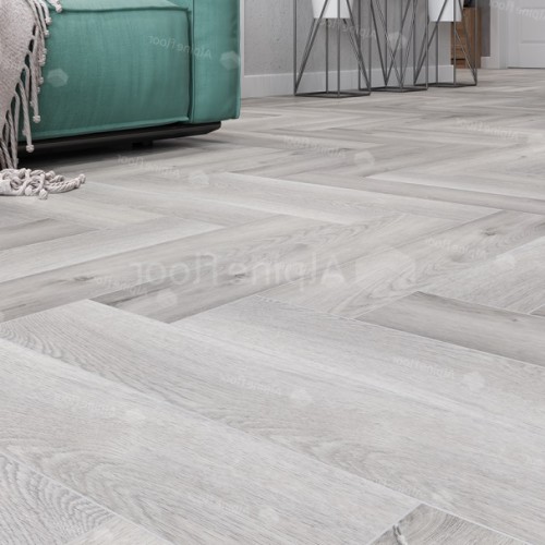 Кварцвиниловый SPC ламинат Alpine Floor Parquet Light Дуб Лейтена ECO 13-18 венгерская елка 600×125×4