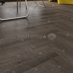 Кварцвиниловый SPC ламинат Alpine Floor Parquet Light Дуб Антарес ECO 13-19 венгерская елка 600×125×4