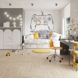 Кварцвиниловый SPC ламинат Alpine Floor Parquet Light Дуб Медия ECO 13-20 венгерская елка 600×125×4