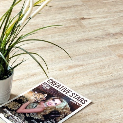 Кварцвиниловая плитка Alpine Floor клеевая Easy Line Дуб Ваниль ECO 3-4 1219,2×184,15×3