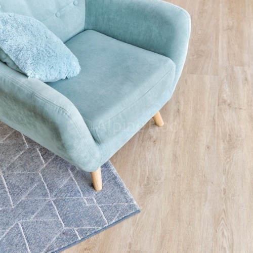 Кварцвиниловая плитка Alpine Floor клеевая Easy Line Дуб Кремовый ECO 3-23 1219,2×184,15×3