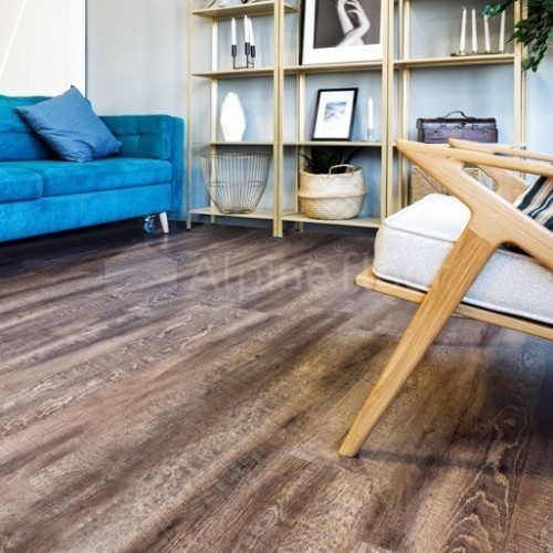 Кварцвиниловая плитка Alpine Floor клеевая Easy Line Дуб Миндаль ECO 3-7 1219,2×184,15×3