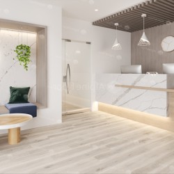 Кварцвиниловая плитка Alpine Floor клеевая Ultra Дуб Полярный ECO 5-19 1219,2×184,15×2