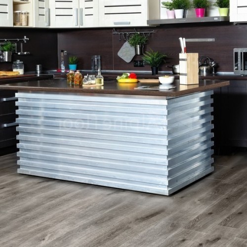 Кварцвиниловая плитка Alpine Floor клеевая Easy Line Дуб Дымчатый ECO 3-24 1219,2×184,15×3