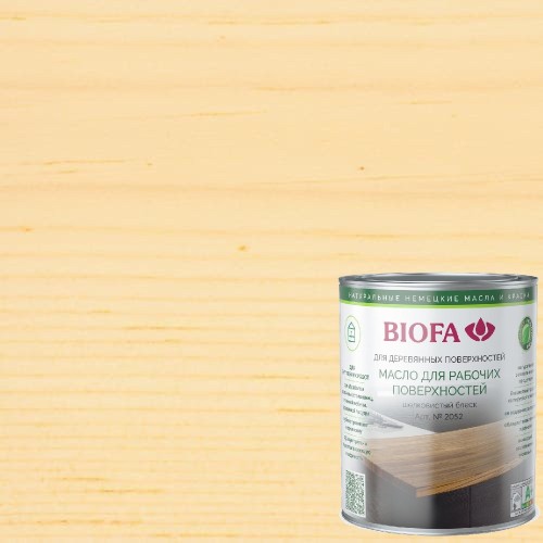 Масло бесцветное для столешниц Biofa 2052 2,5 л
