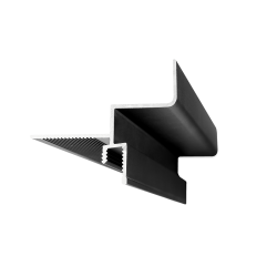 Профиль алюминиевый теневой Ликорн С-06.2.3 черный 2050×45,5×38