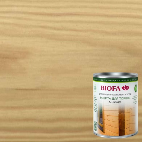 Средство для защиты торцов Biofa 8403 цвет 4340 Желтый дуб 0,4 л