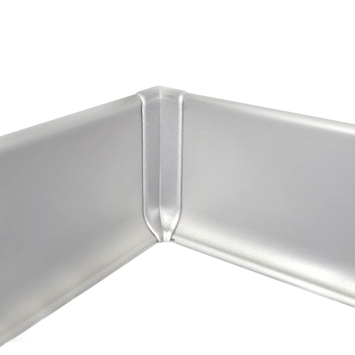 Плинтус алюминиевый Modern Decor серебро матовое 2700×40×10 Плинтус алюминиевый Modern Decor серебро матовое 2700×40×10