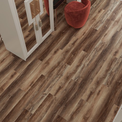 Кварцвиниловый SPC ламинат Cronafloor Wood Дуб Охрид BD-40029-10 1200×180×4