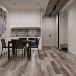 Кварцвиниловый SPC ламинат Cronafloor Wood Дуб Горный ZH-81109-1 1200×180×4