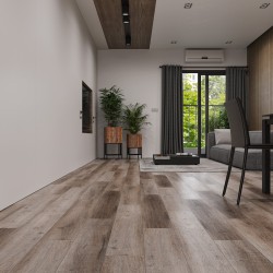 Кварцвиниловый SPC ламинат Cronafloor Wood Дуб Горный ZH-81109-1 1200×180×4