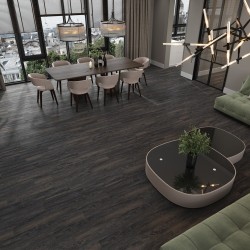 Кварцвиниловый SPC ламинат Cronafloor Nano Дуб Мореный ZH-81112-1 1200×180×3,5