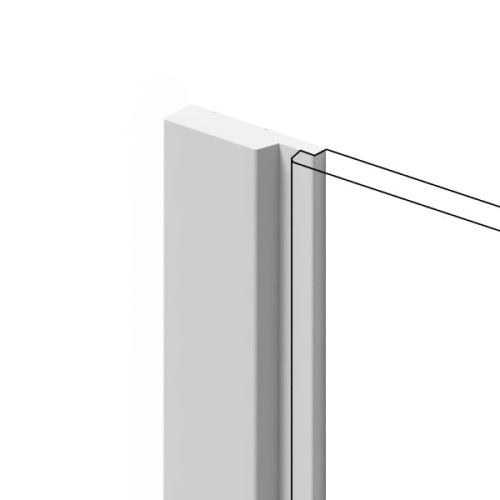 Финишный молдинг под покраску Hiwood LF124A NP 3000×42×12