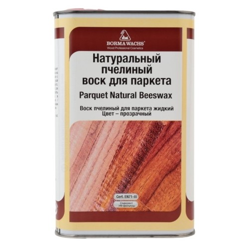 Воск для паркета Borma Parquet Beeswax 0690 1 л Воск для паркета Borma Parquet Beeswax 0690 1 л