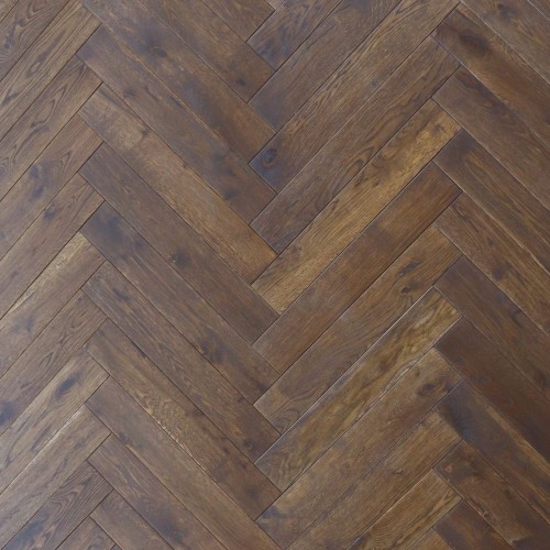 Паркетная доска Polarwood Herringbone Дуб Carribean венгерская елка 600×100×14
