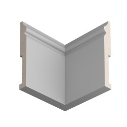 Плинтус крашеный Ultrawood белый Base 5500 p 2000×138×18