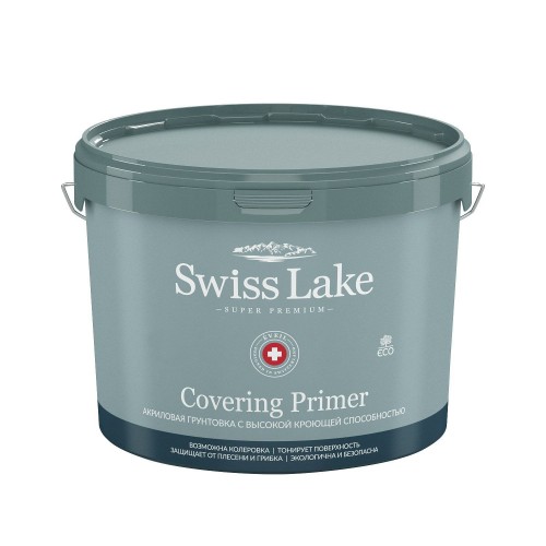 Грунтовка универсальная Swiss Lake Covering Primer акриловая на водной основе 9 л