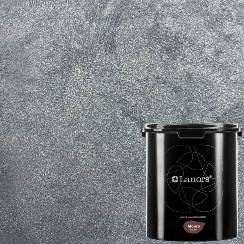 Краска декоративная Lanors Monro Silver MS_064 3 кг Краска декоративная Lanors Monro Silver MS_064 3 кг
