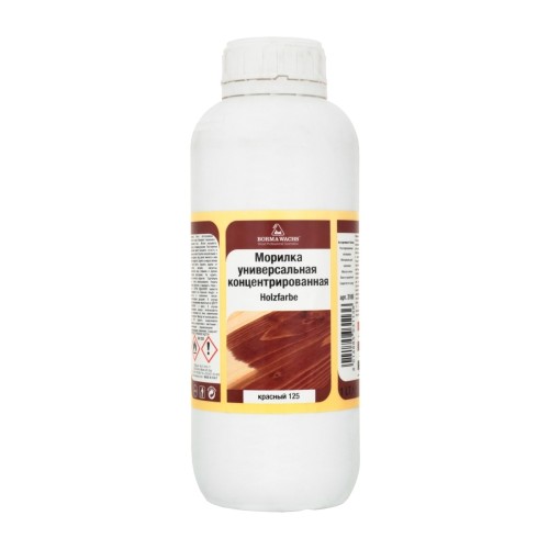 Морилка Borma Holzfarbe 125 Красный 3100RO 1 л
