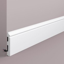 Плинтус под покраску NMC Wallstyl FL1 2000×80×12