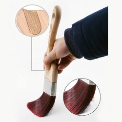 Кисть плоская Rollingdog DOBERMAN X1000 скошенная 10298 63,5 мм