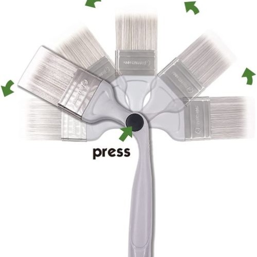 Кисть поворотная Rollingdog PRO-ANGLE прямая 10502 63,5 мм