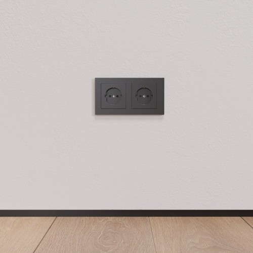 Плинтус алюминиевый теневой Ликорн C-08.2.3 черный с подсветкой 2050×60×13,3 Плинтус алюминиевый теневой Ликорн C-08.2.3 черный с подсветкой 2050×60×13,3