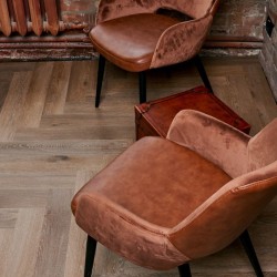 Кварцвиниловый SPC ламинат Vinilam Parquet Herringbone Венецианский Паркет IS11199 венгерская елка 720×120×6,5