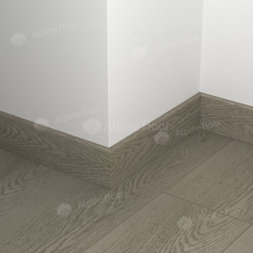 Плинтус кварц-виниловый Alpine Floor Grand Sequoia Горбеа ECO 11−16 прямой скругленный 2200×80×11 фото в интерьере