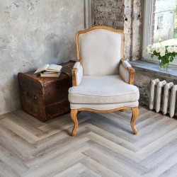 Кварцвиниловый SPC ламинат Vinilam Parquet Herringbone Паркет Эрмитаж IS11122 венгерская елка 720×120×6,5