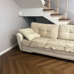 Кварцвиниловый SPC ламинат Vinilam Parquet Herringbone Паркет Винсент IS11200 венгерская елка 720×120×6,5