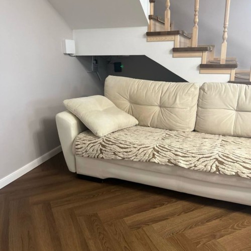 Кварцвиниловый SPC ламинат Vinilam Parquet Herringbone Паркет Винсент IS11200 венгерская елка 720×120×6,5