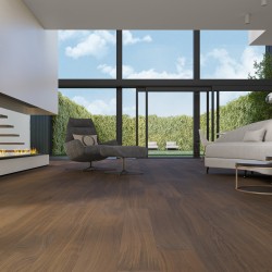 Композитная паркетная доска Quartz Parquet Классик Орех американский 400-29 400-1220×152×7