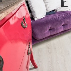 Кварцвиниловый SPC ламинат Vinilam Cork Дуб Линтер 10077 1220×227×7