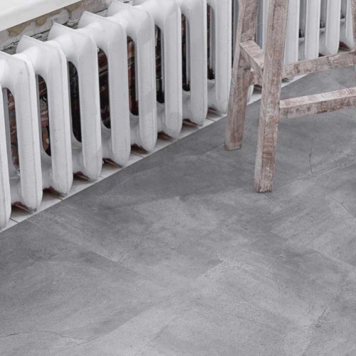 Кварцвиниловый SPC ламинат Vinilam Ceramo Stone Серый Бетон 61602 940×470×6