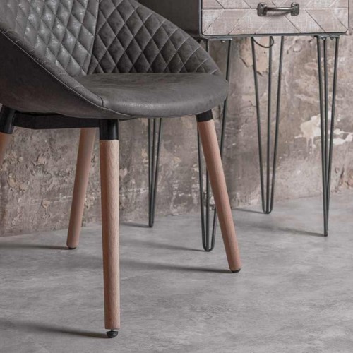 Кварцвиниловый SPC ламинат Vinilam Ceramo Stone Бетон 61606 940×470×8