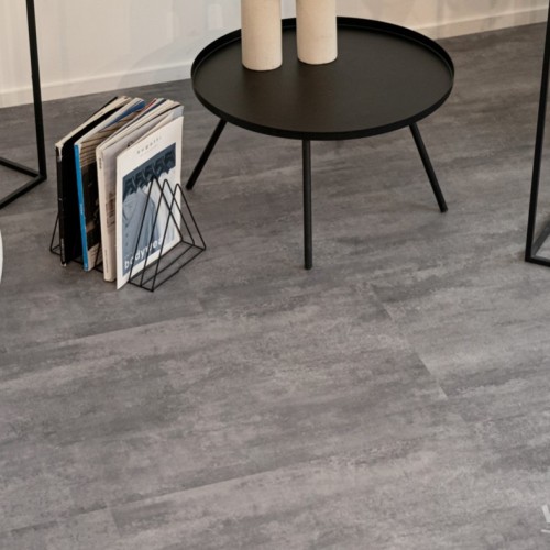 Кварцвиниловый SPC ламинат Vinilam Ceramo Stone Цемент Серый 71616 940×470×6
