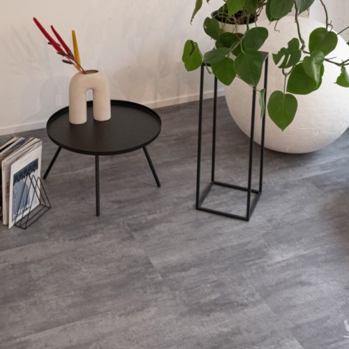 Кварцвиниловый SPC ламинат Vinilam Ceramo Stone Цемент Серый 71616 940×470×6